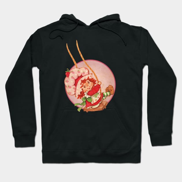 Vintage Strawberry  swings Hoodie by fatkahstore